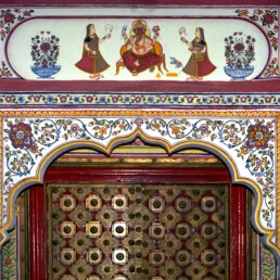 Hand painted frescoed haveli