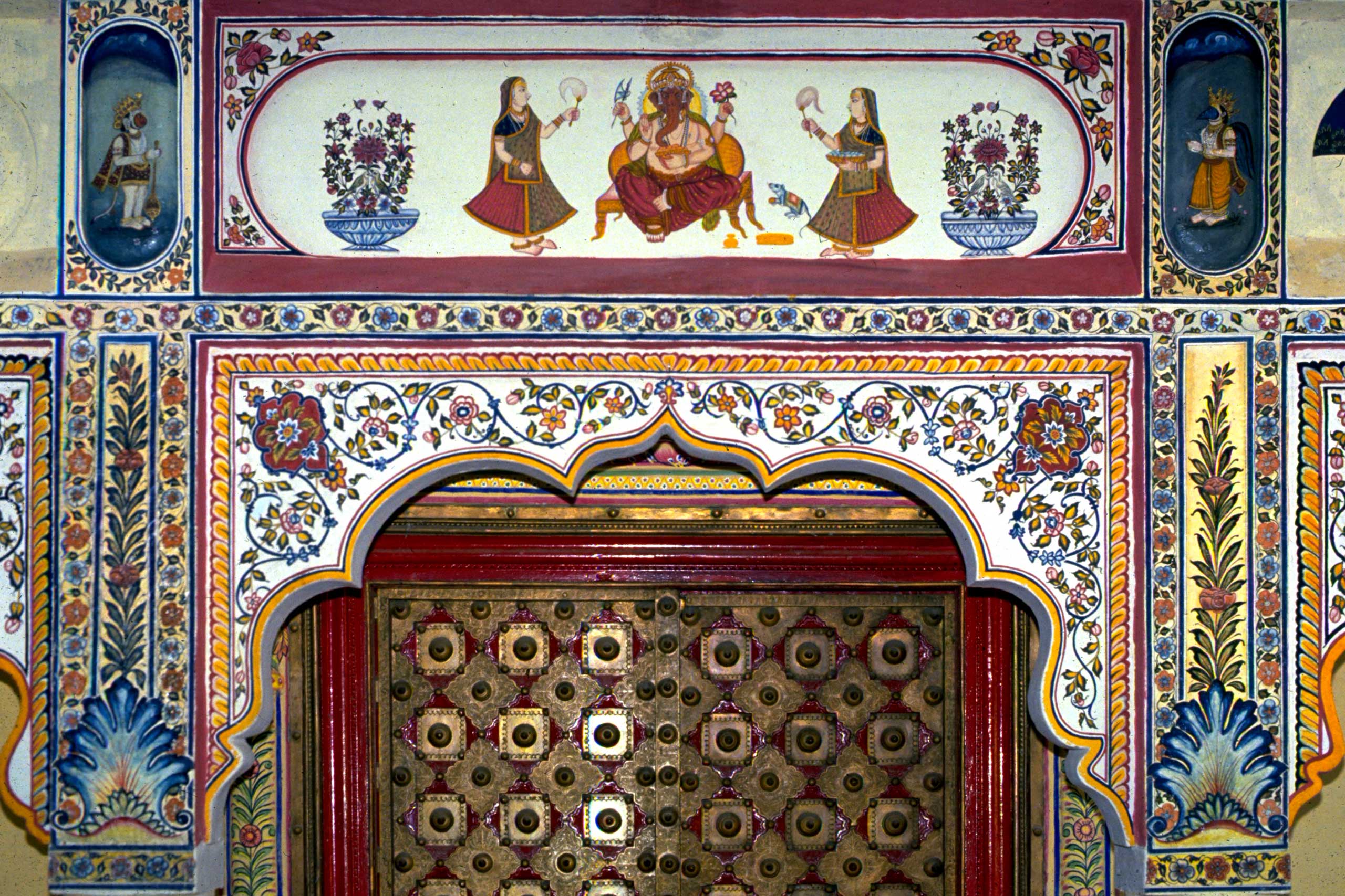 Hand painted frescoed haveli