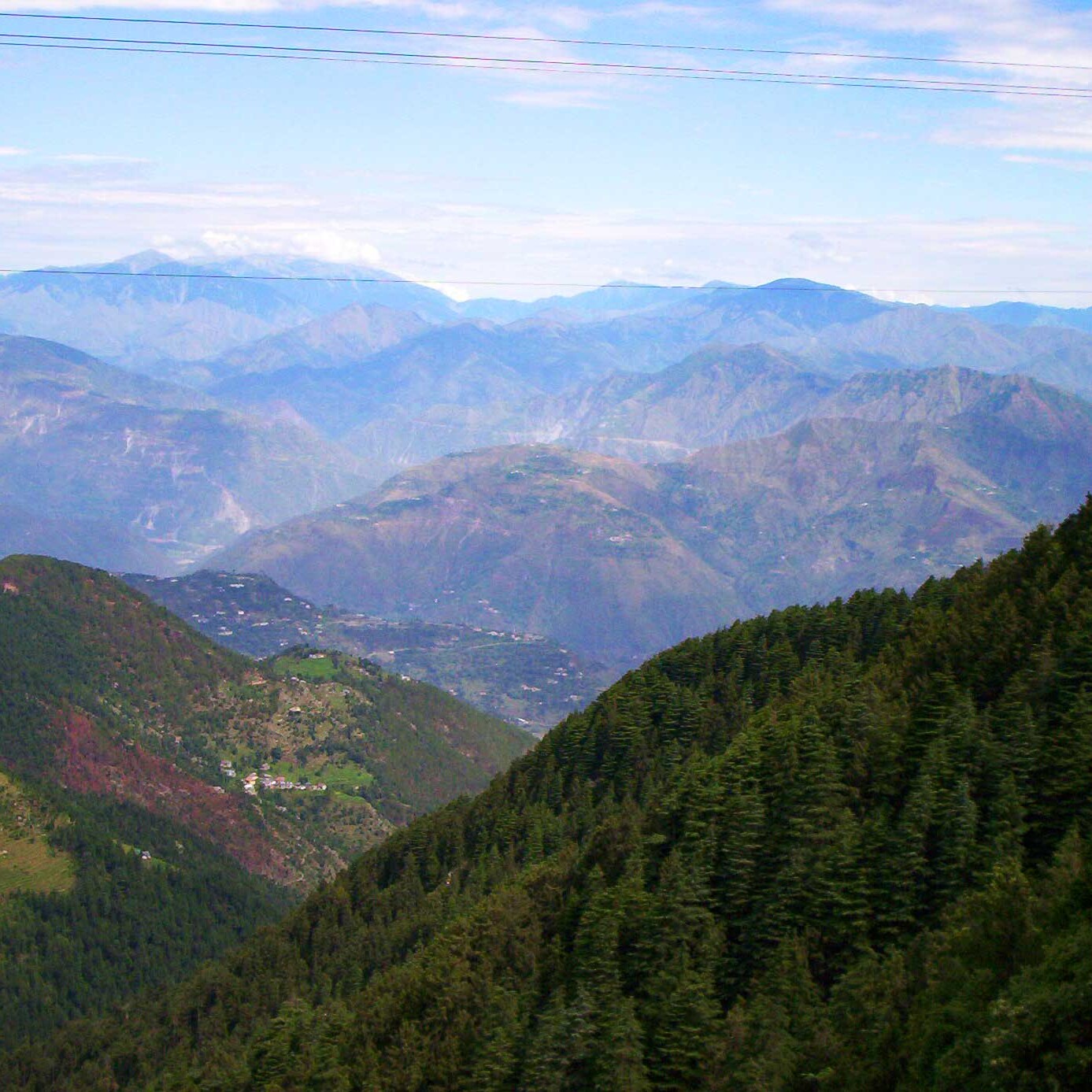 View of Dalhousie, Himalayas, Himachal Pradesh