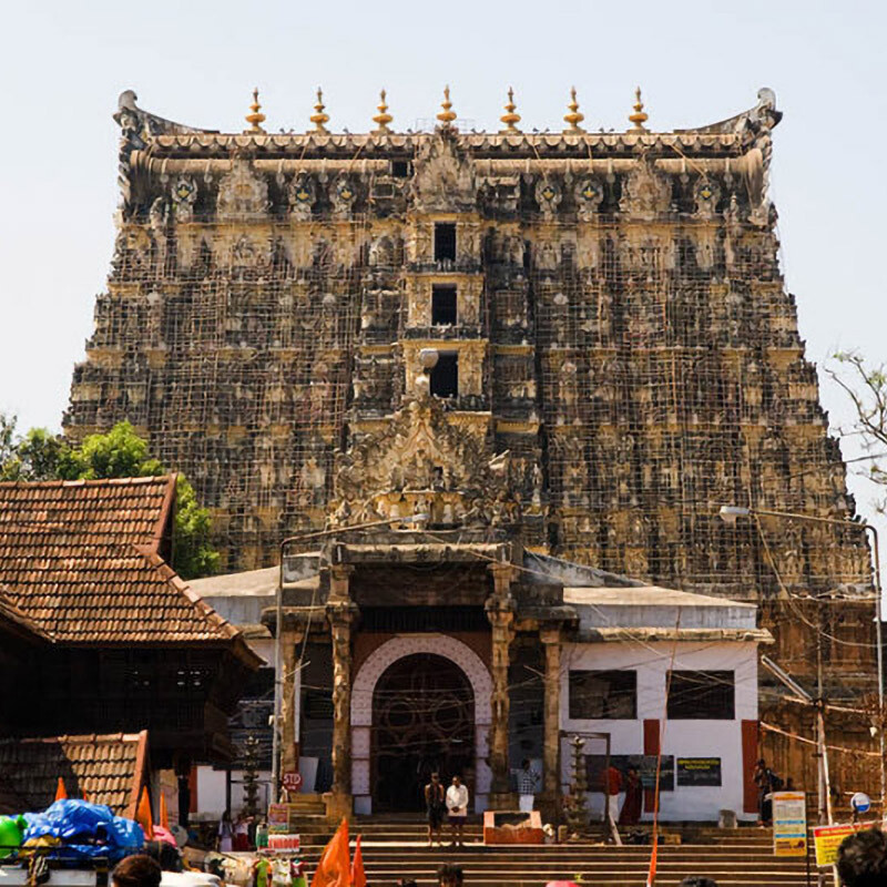 Sri Padmanabhaswamy Temple in Trivandrum, Kerala