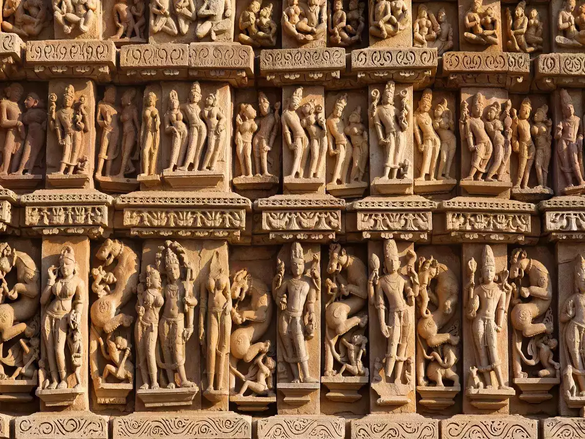 Khajuraho Temple erotic sculptures