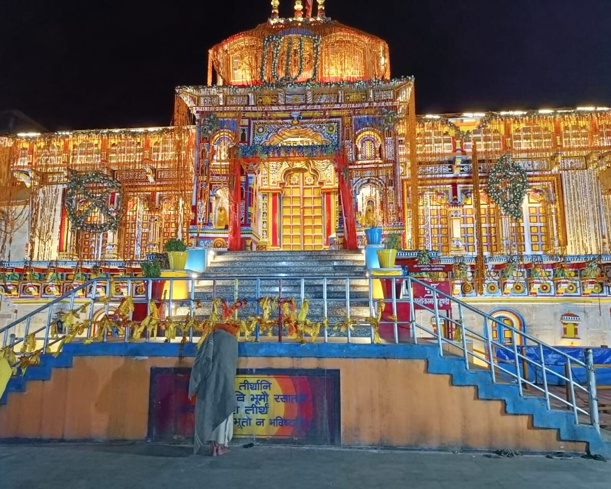 Badarinarayana Hindu Temple of Vishnu at Badrinath, Uttarakhand, India, showcasing its rich spiritual & heritage significance