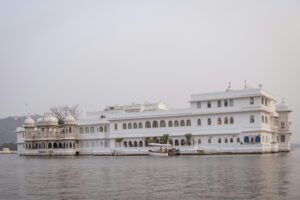 City Palace reflected in the waters of Lake Pichola in Udaipur