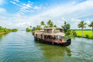 Romantic Kerala Backwaters experience on the best private driver tours in India for couples